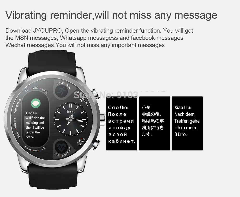 T3 PRO Dual Time Smart Watch - Premium Watches from Dressmycell.com - Just $52! Shop now at Dressmycell.com T3 PRO Dual Time Smart Watch - Premium Watches from Dressmycell.com - Just $52! Shop now at Dressmycell.com